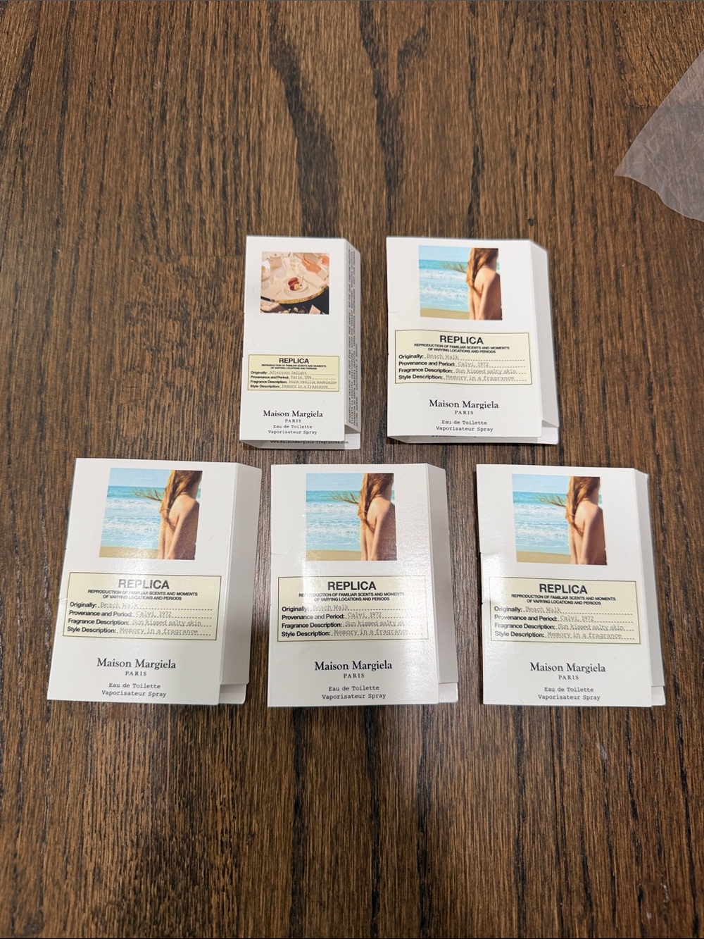 Replica samples-set of 5